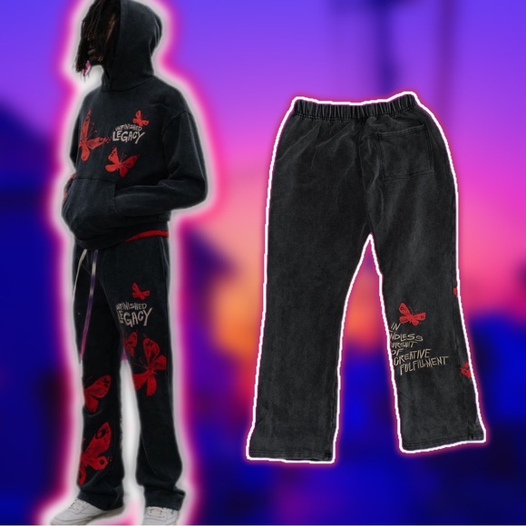 NWT Unfinished Legacy - Admiral Black Vintage Sweats - Picture 6 of 9